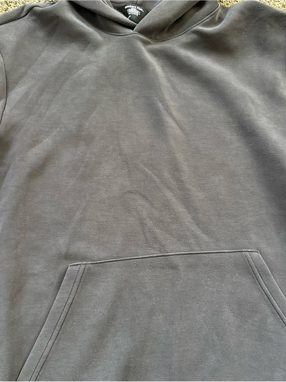 Members Mark Men's Medium Sandwash Pullover Hoodie Good Condition! View 5